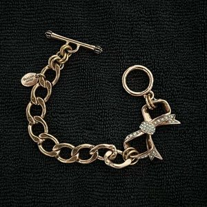 Juicy Couture Rose Gold Bow Bracelet